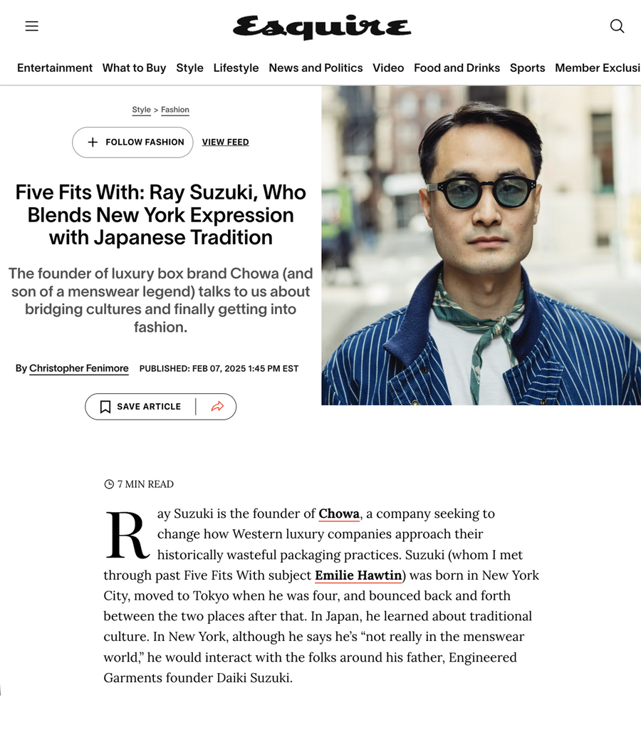 Ray Suzuki, Who Blends New York Expression with Japanese Tradition